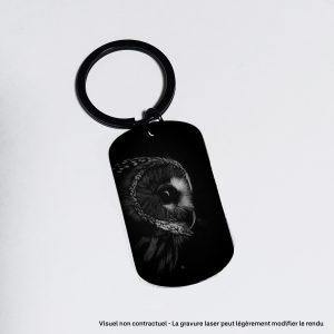 Porte clef chouette profil